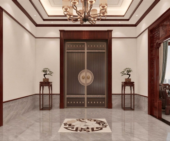 New Chinese Style Hallway-ID:789239495