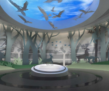 Modern Exhibition Hall-ID:918842084