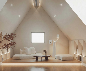 Wabi-sabi Style A Living Room-ID:495407101