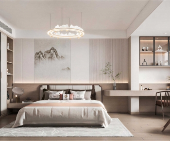 New Chinese Style Bedroom-ID:154540568