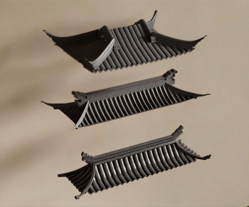 New Chinese Style Building Component-ID:885348087