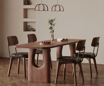 Modern Dining Table And Chairs-ID:734858045
