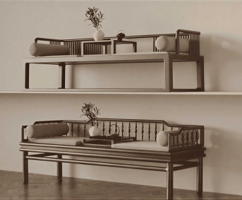 New Chinese Style Arhat Bed-ID:293869976