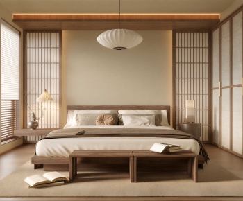 Japanese Style Bedroom-ID:895298966
