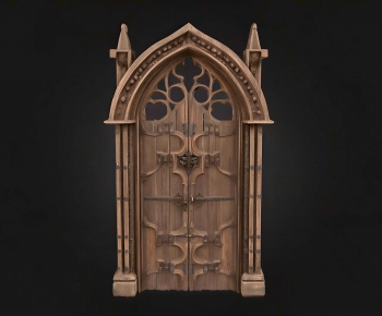 New Classical Style Single Door-ID:564413078