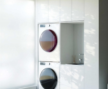 Modern Balcony Laundry Room-ID:144998073