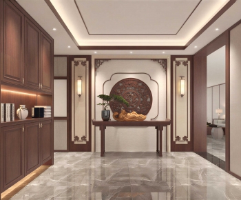 New Chinese Style Hallway-ID:277287018