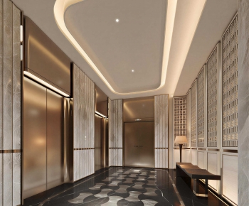Modern Office Elevator Hall-ID:225827936