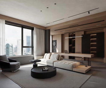 Modern A Living Room-ID:755419792