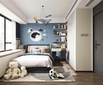 Modern Boy's Room And Son's Room-ID:695911885