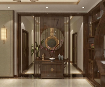 New Chinese Style Hallway-ID:677915103
