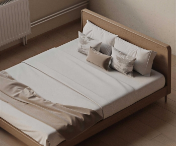 Modern Double Bed-ID:733380087