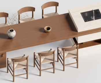 Modern Dining Table And Chairs-ID:680730348