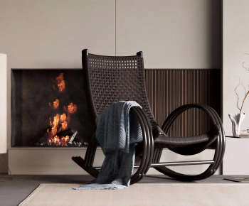 New Chinese Style Rocking Chair-ID:872191914