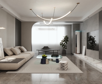 Modern A Living Room-ID:127652881
