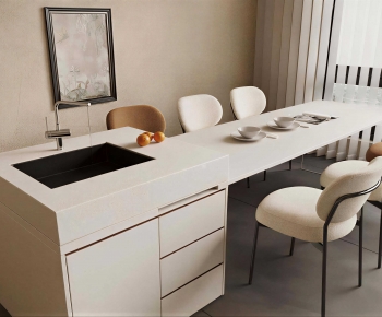 Modern Dining Table And Chairs-ID:882653003