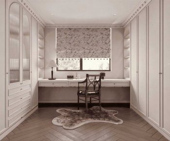 French Style Clothes Storage Area-ID:107155084