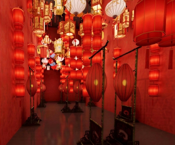 Chinese Style Hallway-ID:675168041