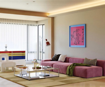 Modern A Living Room-ID:254684934
