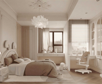 French Style Girl's Room Daughter's Room-ID:622949641