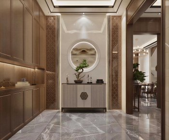 New Chinese Style Hallway-ID:280280118