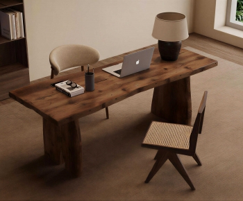 Modern Computer Desk And Chair-ID:662261961