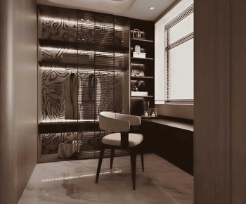 Modern Clothes Storage Area-ID:612332113