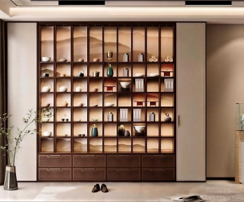 New Chinese Style Decorative Cabinet-ID:737893107
