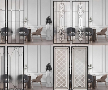 Modern Glass Screen Partition-ID:180354124