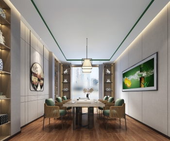 New Chinese Style Tea House-ID:415164958