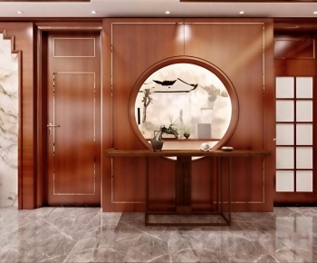 New Chinese Style Hallway-ID:641285904