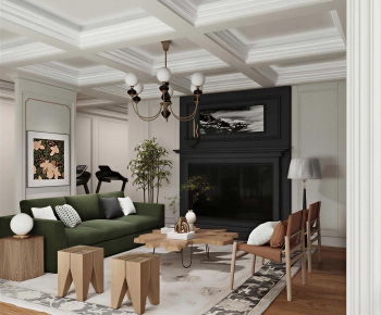 French Style A Living Room-ID:789508106