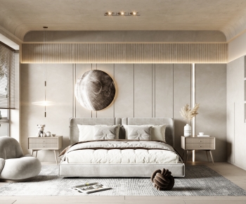 Wabi-sabi Style Bedroom-ID:107569731