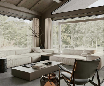 Wabi-sabi Style A Living Room-ID:541219725