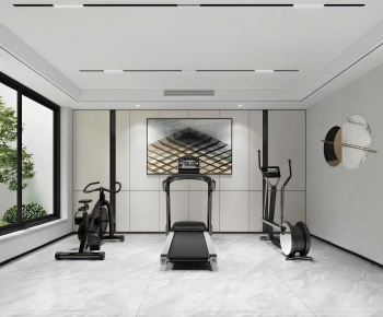 Modern Home Fitness Room-ID:328291894