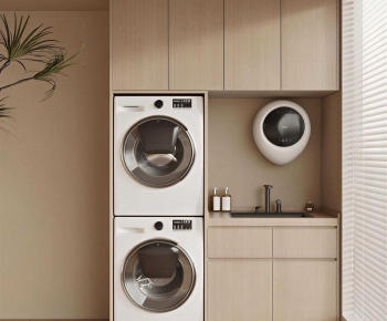 Modern Laundry Cabinet-ID:577131991