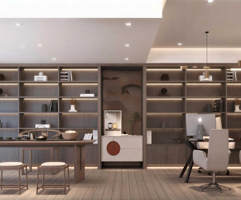 New Chinese Style Manager's Office-ID:142982012