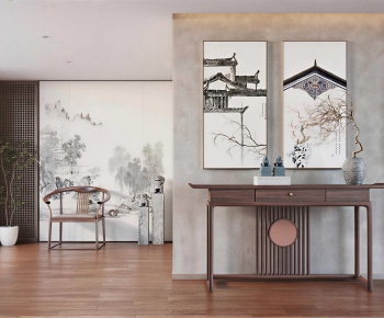 New Chinese Style Hallway-ID:155440096