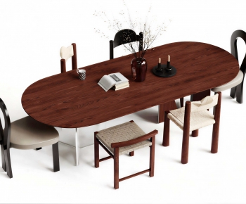 Modern Dining Table And Chairs-ID:551067115
