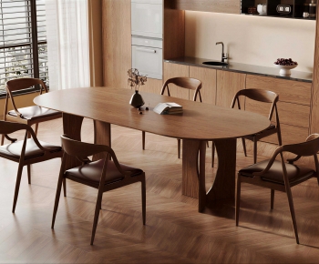 Modern Dining Table And Chairs-ID:537602902