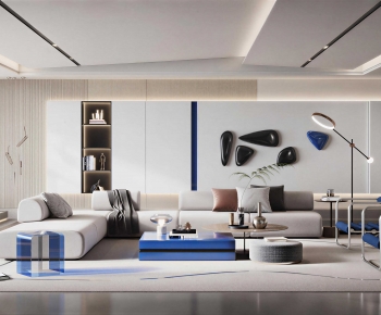 Modern A Living Room-ID:281987912