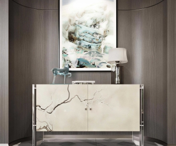 New Chinese Style Side Cabinet-ID:410718923