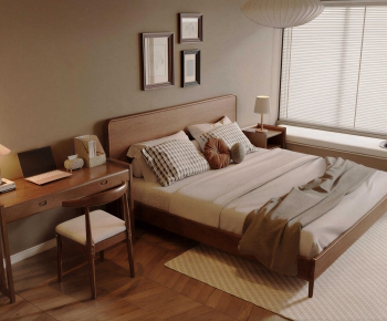 Modern Double Bed-ID:868946088