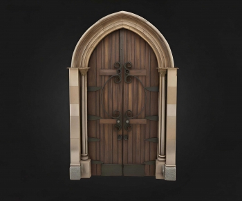 New Classical Style Single Door-ID:198412907