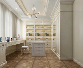 European Style Clothes Storage Area-ID:641663074