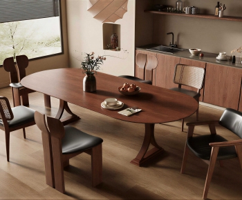 Modern Dining Table And Chairs-ID:773611194