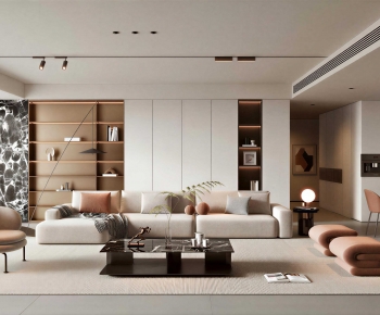 Modern A Living Room-ID:904602058