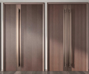 New Chinese Style Double Door-ID:789864068