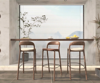 Wabi-sabi Style Counter Bar-ID:999049909