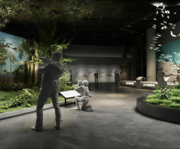 Modern Exhibition Hall-ID:868722925